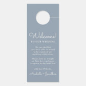 の結婚Don't Interest Blue ドアノブサイン (裏面)