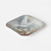 の結婚Doveフローラ紙プレート – カスタマイズ可能 ペーパープレート (傾斜あり)