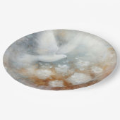 の結婚Doveフローラ紙プレート ペーパープレート (アングル)