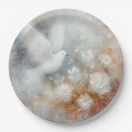 の結婚Doveフローラ紙プレート ペーパープレート