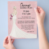 の結婚Expoは背景色を選択 チラシ (手)