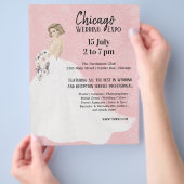 の結婚Expoは背景色を選択 チラシ (手)