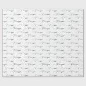 の結婚FOREVER文字オンホワイト ラッピングペーパー (フラット)