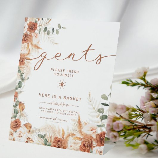 の結婚Gentsバスルームエレガントバスケット 台座サイン