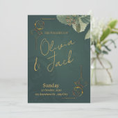 の結婚Giftful Keepsake -結婚お祝い 招待状 (スタンド正面)