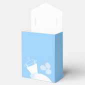 の結婚Gown Blue 'Names'テント フェイバーボックス (オープン)