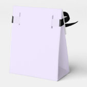 の結婚Gown Purple好意ボックス黒い紫のテント フェイバーボックス (裏面サイド)