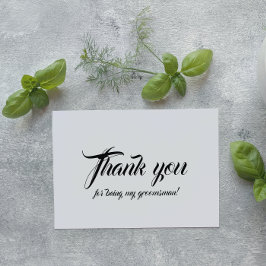 の結婚groomsmanありがとう 箔カード