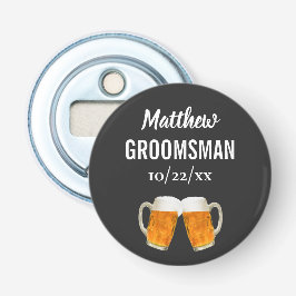 の結婚groomsmanバチュラーパーティの好意ビール応援 栓抜き