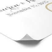 の結婚Guest Book Alternative with cycle ポスター (角)