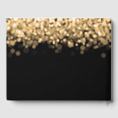 の結婚Guestbook金ゴールドラエレガントイト ゲストブック (裏面)