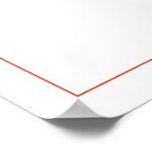 の結婚Hashtagの感じSnappy Crabとロブスターサイン ポスター (角)