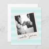 の結婚Instagramフォトレトロフレームカスタム文字 (正面/裏面)