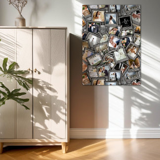 の結婚Keepsake 30フォトコラージブラックID1065 フォトプリント