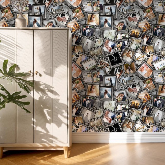 の結婚Keepsake 30フォトコラージブラックID1065 壁紙 (クリエイターアップロード済み)