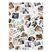 の結婚Keepsake 30フォトコラージホワイトID1065 フォトプリント (正面)