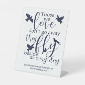 の結婚Loving Memory Table 台座サイン (正面)