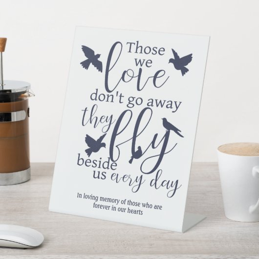 の結婚Loving Memory Table 台座サイン (インサイチュ)