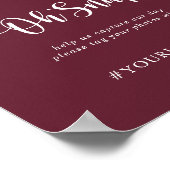 の結婚Oh Snap Stringライツ素朴ブルゴーニュ ポスター (角)