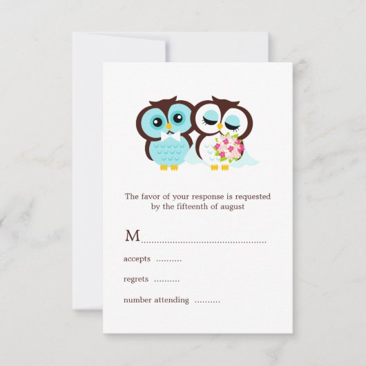 の結婚OWLS RSVP (正面)