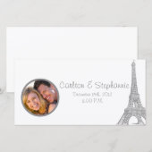 の結婚Paris Photo Announcement 案内状 (正面/裏面)
