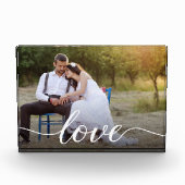 の結婚Photo Loveスエレガントクリプト フォトブロック (正面)