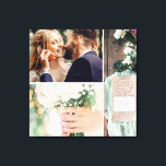 の結婚Photo Shoot Collage キャンバスプリント<br><div class="desc">結婚のコラージュ写真プリント3枚。の結婚コレクション。</div>