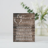 の結婚Potluckリクエストカード ポストカード (スタンド正面)