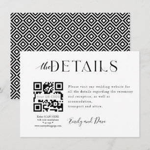 の結婚QRコードWebサイト格納装置カード エンクロージャーカード