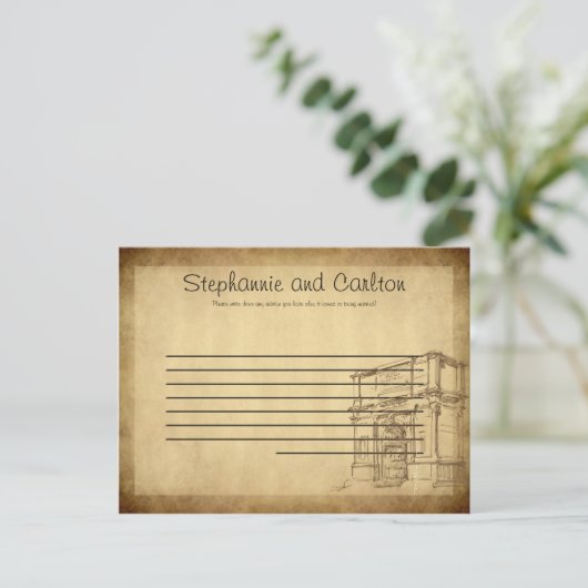 の結婚Rome書き込み可能アドバイスカード アドバイスカード (スタンド正面)