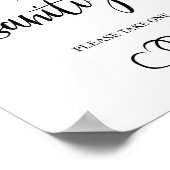 の結婚sanitizeサイン、賢明でsanitize。 ポスター (角)