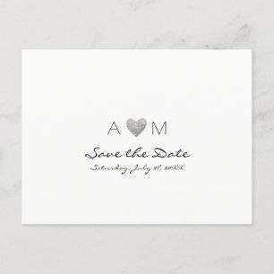 の結婚Save the Date招待状のポストカード 案内ポストカード