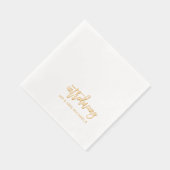 の結婚Script夫妻の紹介 箔ナプキン (右)