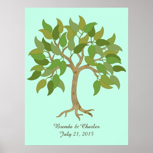 の結婚Sign In Tree Poster ポスター (正面)