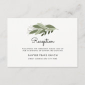 の結婚Sprigs披露宴カード エンクロージャーカード (正面)