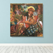 の結婚St George、プリンセスSabra by Rossetti キャンバスプリント (インサイチュ (ウッドフロア))