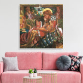 の結婚St George、プリンセスSabra by Rossetti キャンバスプリント (インサイチュ (リビング))