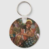 の結婚St George、プリンセスSabra by Rossetti キーホルダー (裏面)
