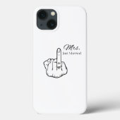の結婚Tシャツ、たった今結婚しましたシャツ、未来のミセス・シャツ Case-Mate iPhoneケース (裏面)