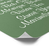 の結婚Tableau座席表ポスター ポスター (角)