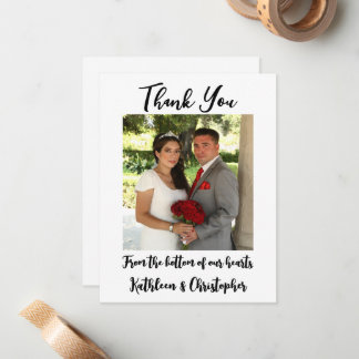 の結婚Thank You Noteカード ノートカード