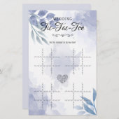 の結婚Tic-Tac-Toe装飾テーブルゲームフローラ (正面/裏面)