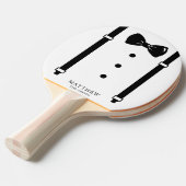 の結婚Tuxedoサスペンダズボウタイグロムスマン 卓球ラケット (正面アングル)