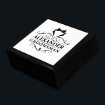 の結婚Tuxedoネクタイのグロムスマンのギフトボックス ギフトボックス<br><div class="desc">の結婚groomsman Tuxedoタイ黒と白のギフトボックスまたは好意ボックス</div>