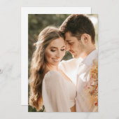 の結婚Vellum Overlayの写真レイヤー 招待状 (正面/裏面)