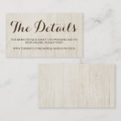 の結婚Webサイトのエンクロージャカード エンクロージャーカード (正面/裏面)