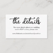 の結婚Webサイトのエンクロージャカード エンクロージャーカード (正面)