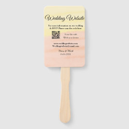 の結婚webサイトの追加Q Rコードスキャンの追加名前日付ye ハンドファン