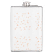 の結婚webサイトはオレンジ色の詳細のためのQRコードをスキャンする フラスク (裏面)