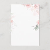 の結婚WebサイトエンクロージャカードQRコードRSVP Boho エンクロージャーカード (裏面)